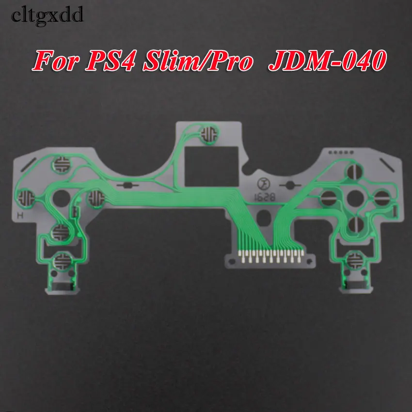 

cltgxdd 10PCS Conductive Film Replacement Controller Button Ribbon Circuit Board For Play Station 4 PS4 Pro Slim,JDM 040