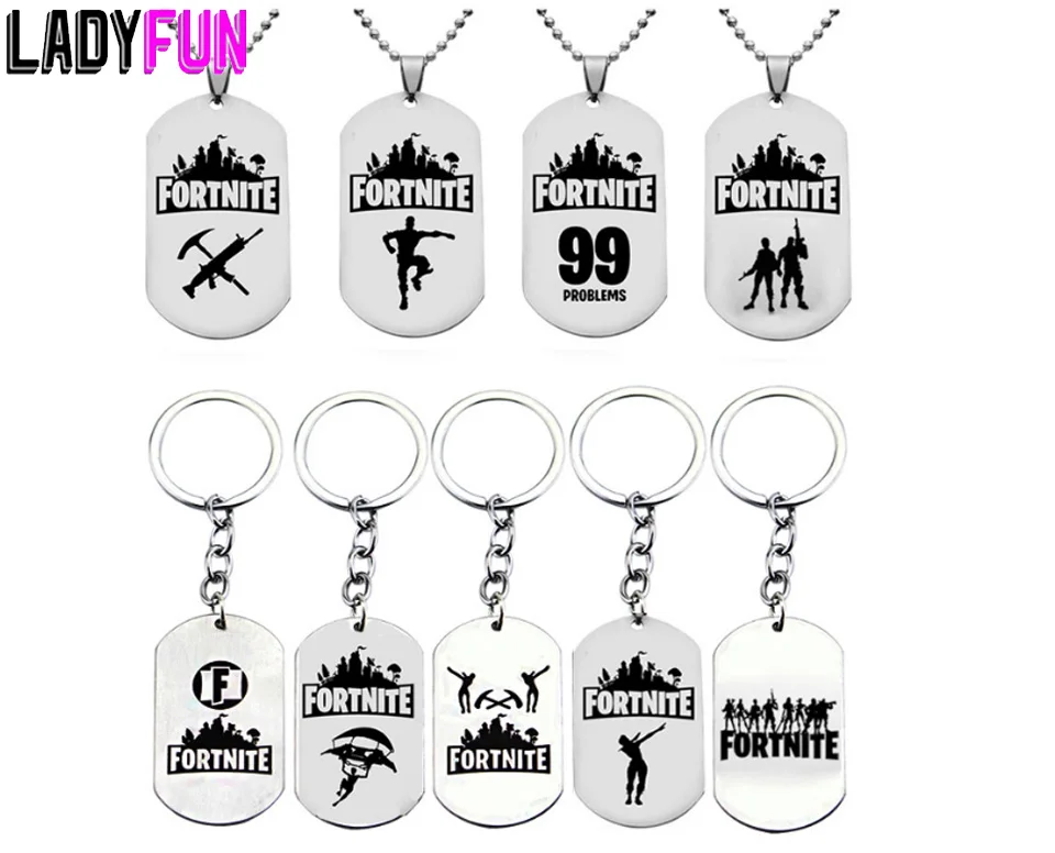 Fornite gaming Jewelry Necklace Keychain Custom Fornited Enfant Kids Jewelry Exclusive Line
Fornite gaming Jewelry Necklace Keychain Custom Fornited Enfant Kids Jewelry Exclusive Line