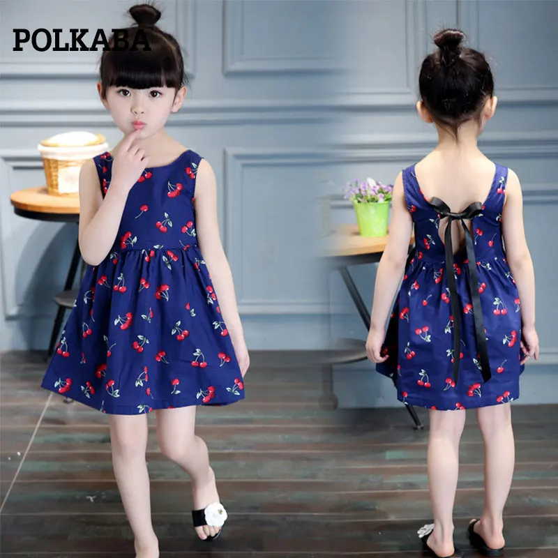 2018 Dresses Girls Spring Summer Kids Beach Dresses for Girls Cherry Cotton Sleeveless Baby Casual Dresses Toddler Girl Clothing
2018 Dresses Girls Spring Summer Kids Beach Dresses for Girls Cherry Cotton Sleeveless Baby Casual Dresses Toddler Girl Clothing