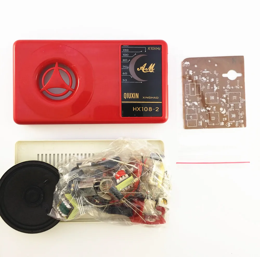 Smart Electronics HX108-2 New 7 Tube AM Radio Electronic DIY Kit Electronic Learning Kit Set
Smart Electronics HX108-2 New 7 Tube AM Radio Electronic DIY Kit Electronic Learning Kit Set