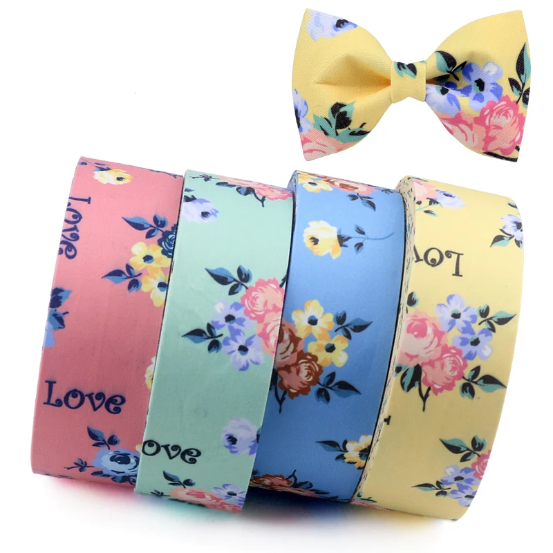 5M/Lot 10 25 50mm Hand Craft Material Floral Ribbon Cotton Fabric Folded Ribbon DIY Hair Bow Accessory Dog Collar Riband Tape
5M/Lot 10 25 50mm Hand Craft Material Floral Ribbon Cotton Fabric Folded Ribbon DIY Hair Bow Accessory Dog Collar Riband Tape