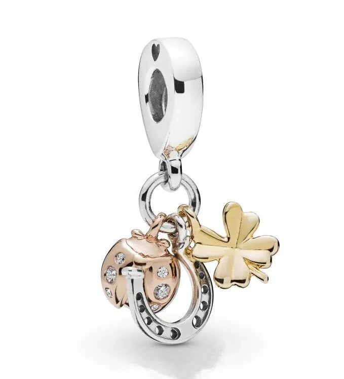 Original 925 Sterling Silver Rose, Shine & Silver Horseshoe, Clover & Ladybird Charm Fit Pandora Bracelet & Necklace Jewelry
Original 925 Sterling Silver Rose, Shine & Silver Horseshoe, Clover & Ladybird Charm Fit Pandora Bracelet & Necklace Jewelry
