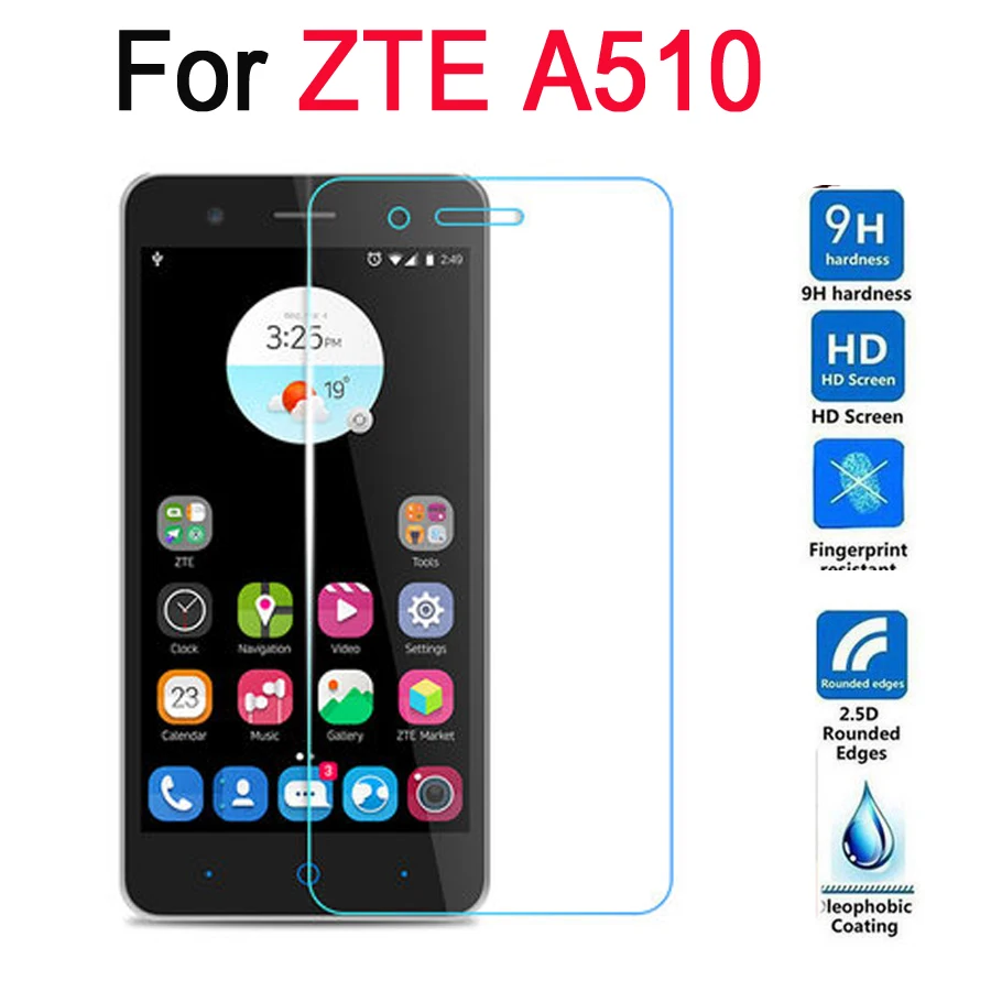 For ZTE Blade A510 Tempered Glass Cover For ZTE Blade A510 A 510 2.5D Premium Screen Protector Glass Anti-glare Guard Film Case 
For ZTE Blade A510 Tempered Glass Cover For ZTE Blade A510 A 510 2.5D Premium Screen Protector Glass Anti-glare Guard Film Case