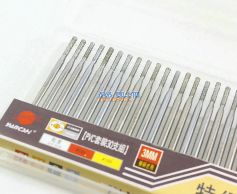 30 Pieces 2mm Dia Cylinder Shape Tip 3mm Shank Alloy Diamond Burrs Bits Grinding Tool
30 Pieces 2mm Dia Cylinder Shape Tip 3mm Shank Alloy Diamond Burrs Bits Grinding Tool