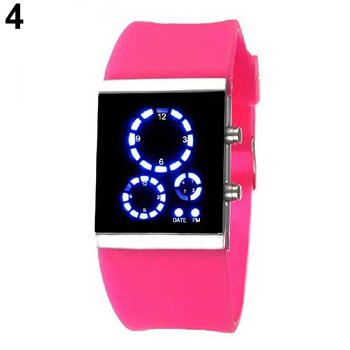 Hot Sales Popular Women's Men's Student's LED Digital Wrist Watch Sport Silicone Strap Stainless Steel Watch 5V48
Hot Sales Popular Women's Men's Student's LED Digital Wrist Watch Sport Silicone Strap Stainless Steel Watch 5V48