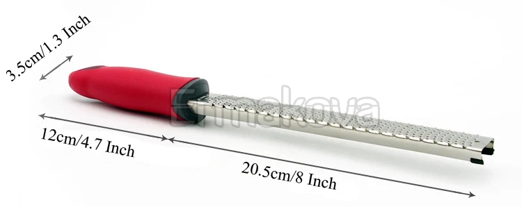 Description Picture 4 of itemERMAKOVA Citrus Zester Cheese Grater Cheese Lemon Ginger Garlic Nutmeg Chocolate Vegetable Plane Zesting tool Dishwasher safe