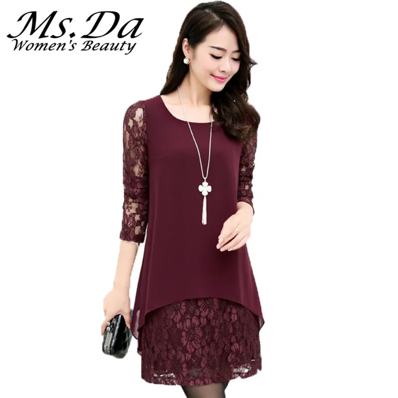 Lace Dresses 2016 New Women Vintage Casual Dress Long Tunic Robe Femme Vestidos Purple Black Plus Size 5XL 4XL,3XXXL
Lace Dresses 2016 New Women Vintage Casual Dress Long Tunic Robe Femme Vestidos Purple Black Plus Size 5XL 4XL,3XXXL