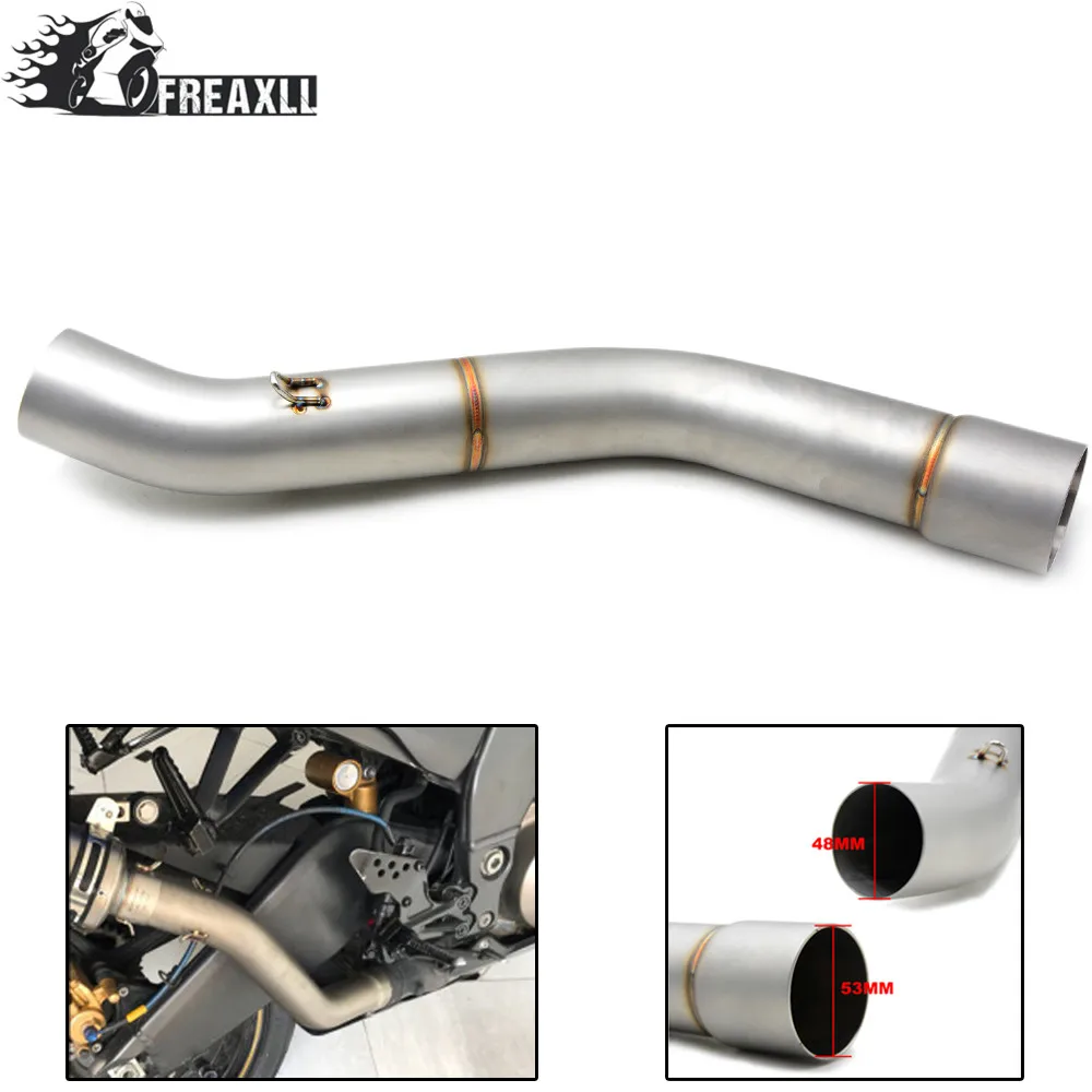 for kawasaki ZX10R ZX-10R ZX 10R 2008 2009-2010 Motorcycle Middle Mid Exhaust Pipe Mid Pipe Connecting Link Pipe 2009
for kawasaki ZX10R ZX-10R ZX 10R 2008 2009-2010 Motorcycle Middle Mid Exhaust Pipe Mid Pipe Connecting Link Pipe 2009