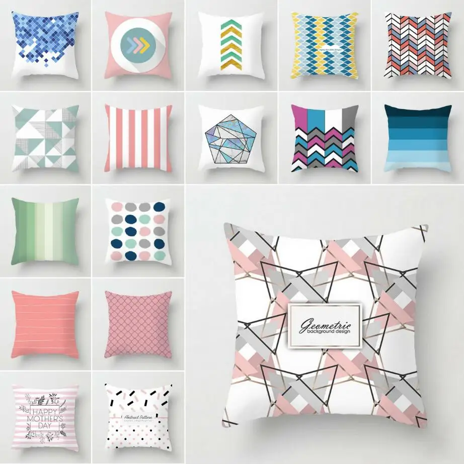 HGLEGYW Pillows Case Modern Geometric Cushion Cover Home Decor Colourful Pillow Cover
HGLEGYW Pillows Case Modern Geometric Cushion Cover Home Decor Colourful Pillow Cover