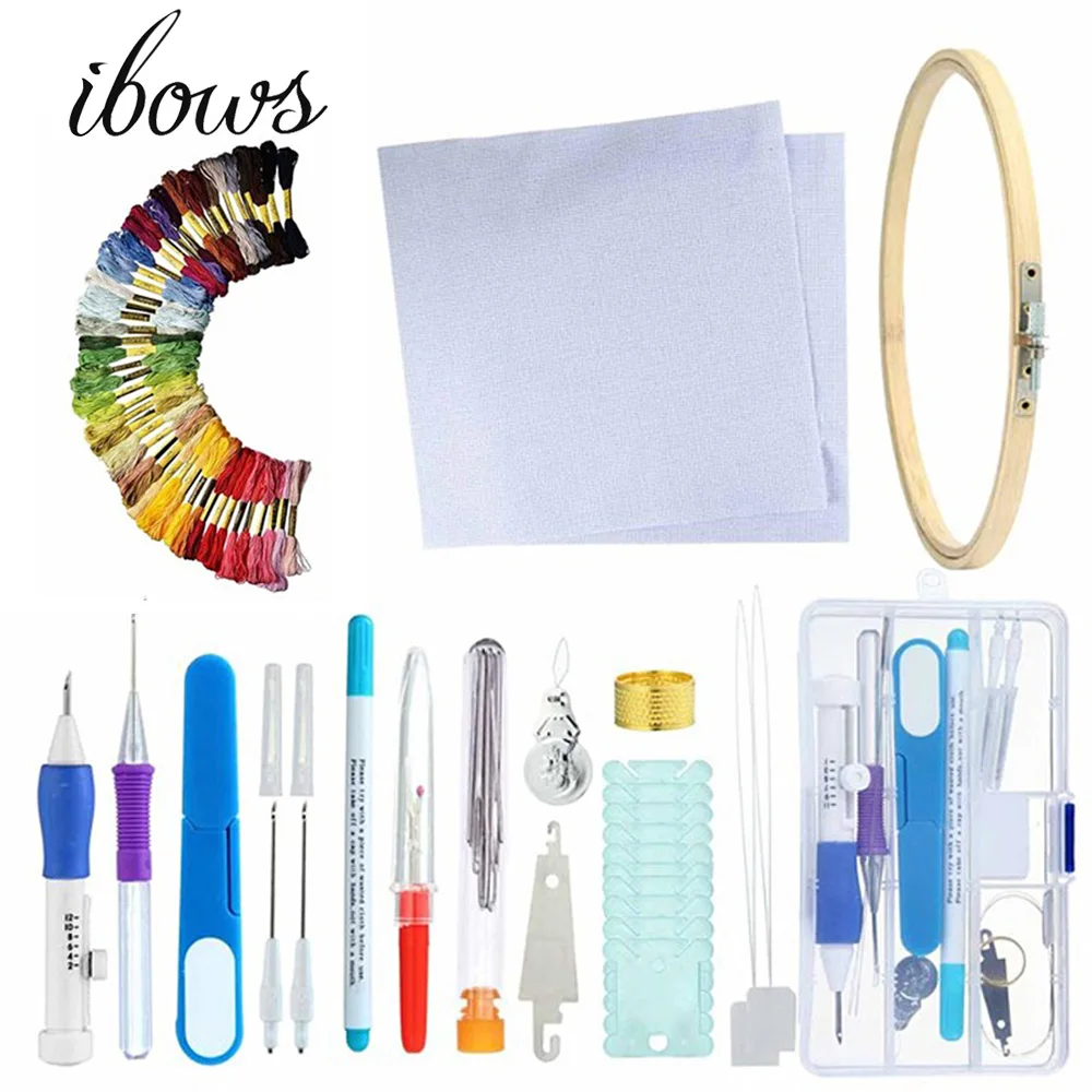 Magic DIY Embroidery Pen Knitting Sewing Tool Kit Punch Needle Set Threads Plastic+Steel Home Decoration DIY Sewing Tools
Magic DIY Embroidery Pen Knitting Sewing Tool Kit Punch Needle Set Threads Plastic+Steel Home Decoration DIY Sewing Tools