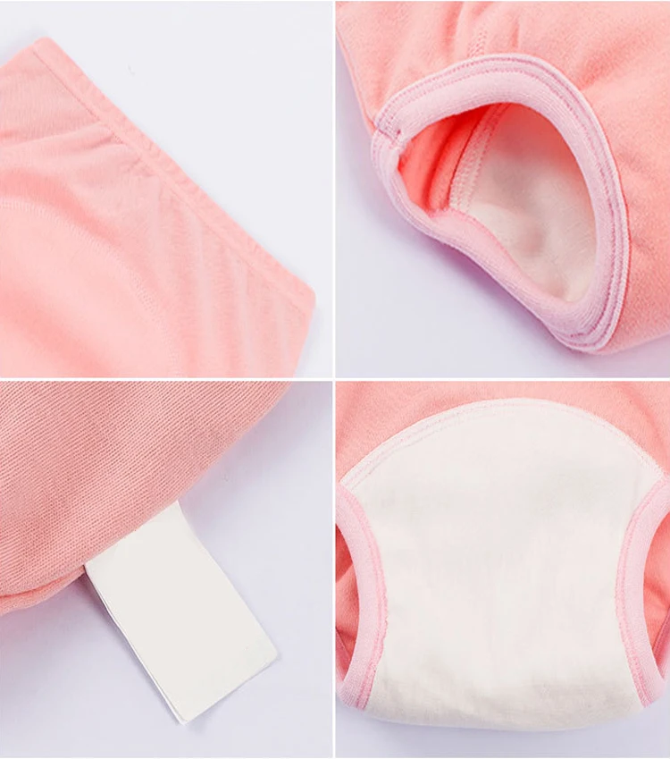 high quality baby solid underwear training panties super soft cotton fabric