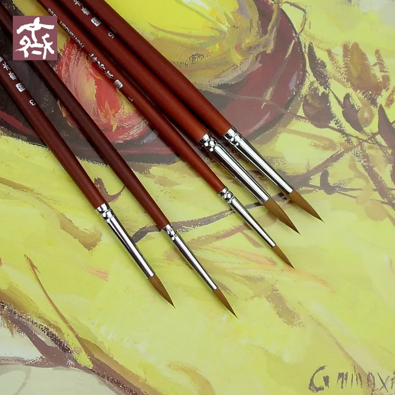 4Pcs/Set Weasel Hair Paint Brushes Artistic Brush For Watercolor Acrylic Oil Painting Fineliner Nail Thin Hook Line Pen Gouache
4Pcs/Set Weasel Hair Paint Brushes Artistic Brush For Watercolor Acrylic Oil Painting Fineliner Nail Thin Hook Line Pen Gouache
