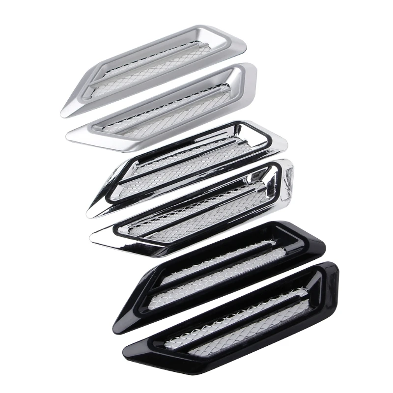1 Pair Universal Car Styling Car Air Intake Flow Vent Fender Decoration Stickers Side Mesh Cover Hood Bonnet ABS
1 Pair Universal Car Styling Car Air Intake Flow Vent Fender Decoration Stickers Side Mesh Cover Hood Bonnet ABS