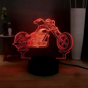 Best Gift For Cool Boy 2019 NEW Motorcycle USB Switch Touch Multicolor LED Night Light 3D Desk Lamp Kids Creative Room Decor toy
Best Gift For Cool Boy 2019 NEW Motorcycle USB Switch Touch Multicolor LED Night Light 3D Desk Lamp Kids Creative Room Decor toy