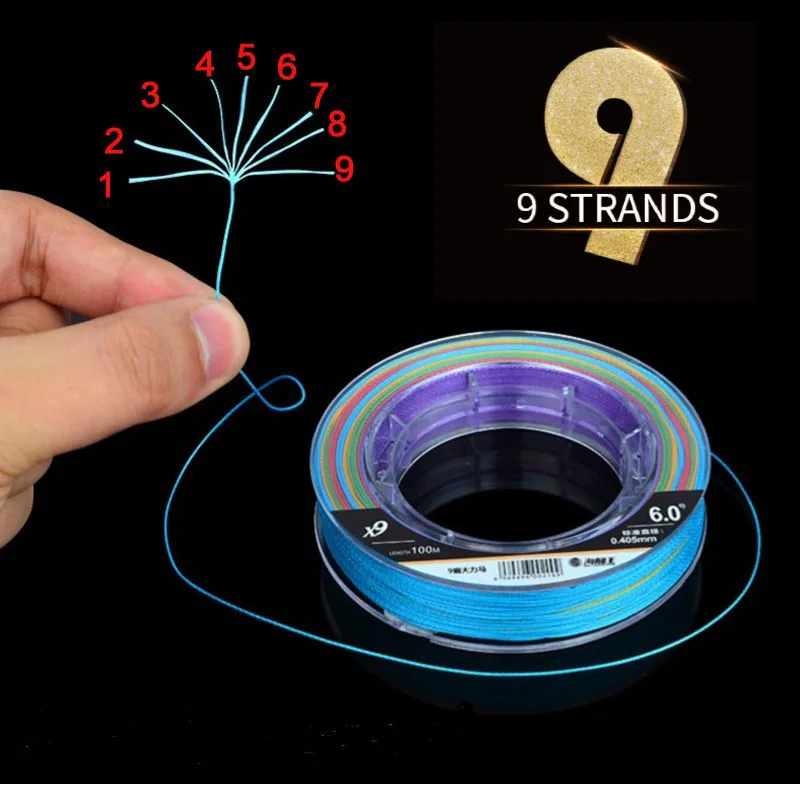 Cheap 9 Strands Braided PE Fishing Line Sea Ocean Lure Casting Jigging Multifilament Super Strong for Trout Bass Carp
Cheap 9 Strands Braided PE Fishing Line Sea Ocean Lure Casting Jigging Multifilament Super Strong for Trout Bass Carp