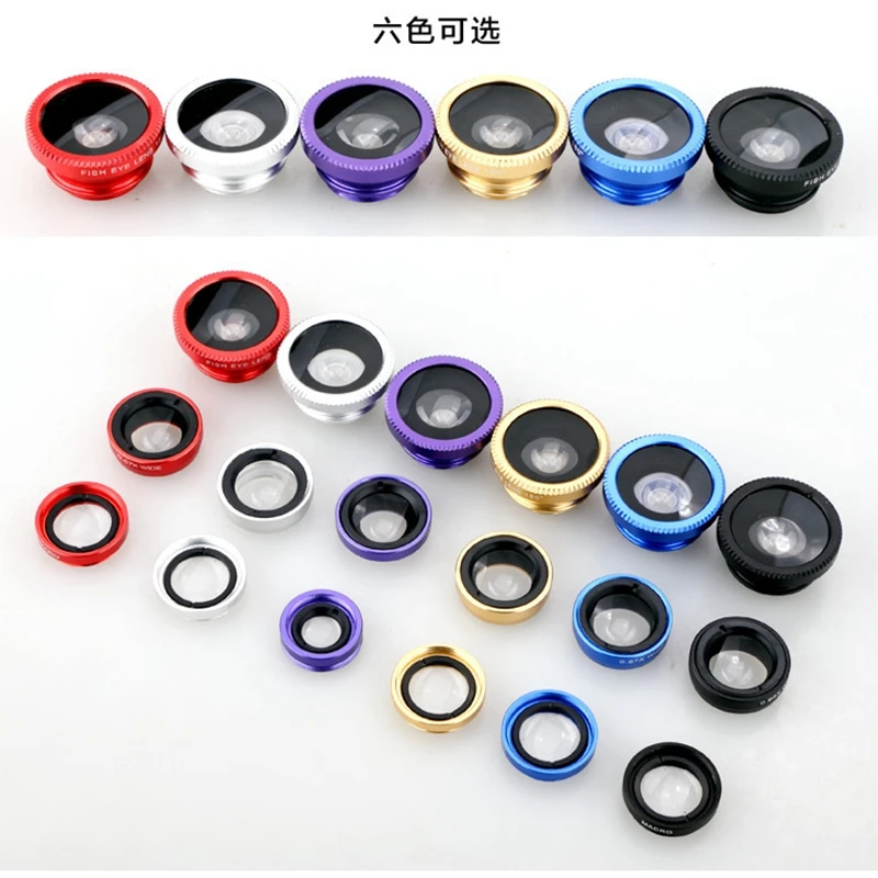 Universal Mobile Phone Lens Camera Fish Eye Camera Kits 3- In-1 Macro Wide Fish Eye Angle Phone Lens For iPhone Samsung Huawei
Universal Mobile Phone Lens Camera Fish Eye Camera Kits 3- In-1 Macro Wide Fish Eye Angle Phone Lens For iPhone Samsung Huawei