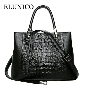 ELUNICO Luxury Handbags Women Bags Designer Crocodile Pattern Tote Bag Ladies Fashion Black Purple Messenger Bags Sac A Main
ELUNICO Luxury Handbags Women Bags Designer Crocodile Pattern Tote Bag Ladies Fashion Black Purple Messenger Bags Sac A Main
