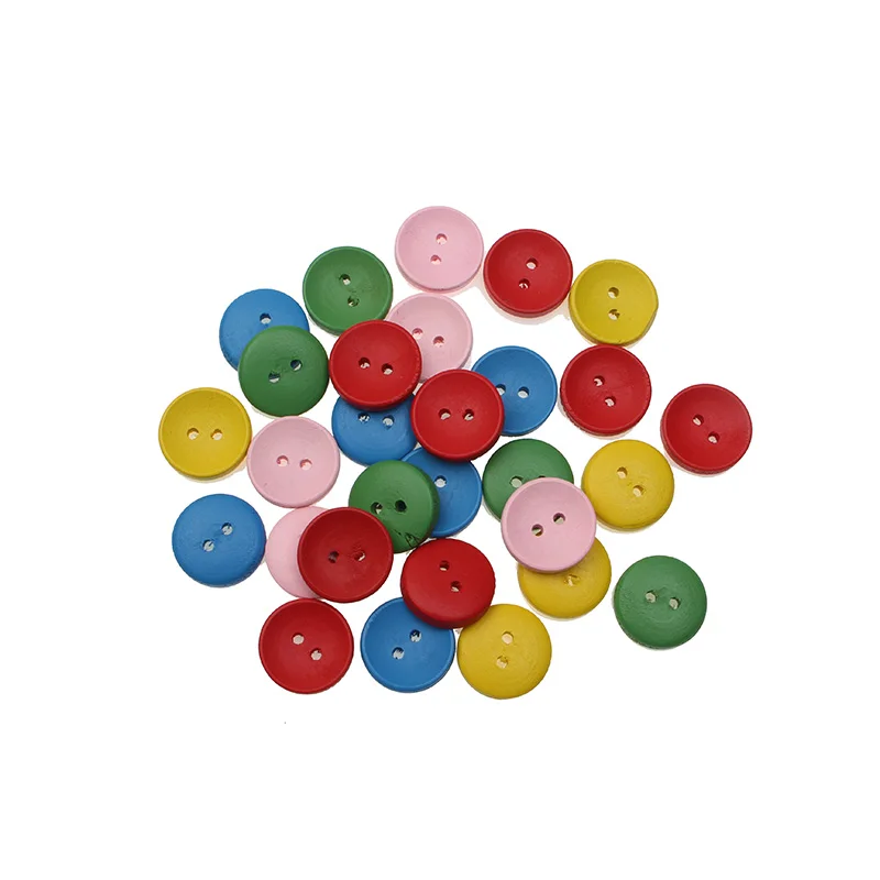 100Pcs 15mm Mixed Round Wooden Sewing Buttons For Clothes Needlework Scrapbooking Crafts Decorative Diy Accessories
100Pcs 15mm Mixed Round Wooden Sewing Buttons For Clothes Needlework Scrapbooking Crafts Decorative Diy Accessories