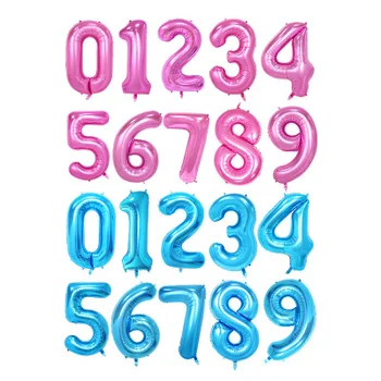 Lucky 100pcs/lot 40 inch Blue/Pink Large Size 0-9 Number Balloon Helium Foil Balloons Birthday Wedding Party Supplies Decoration
Lucky 100pcs/lot 40 inch Blue/Pink Large Size 0-9 Number Balloon Helium Foil Balloons Birthday Wedding Party Supplies Decoration