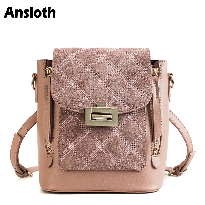 Ansloth Fashion Multi-function Women Backpack Simple Thread PU Leather Bags For Female Shoulder Bag Plaid Mini Backpack HPS308
Ansloth Fashion Multi-function Women Backpack Simple Thread PU Leather Bags For Female Shoulder Bag Plaid Mini Backpack HPS308