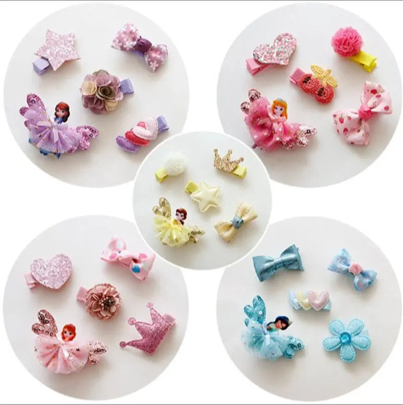 5pcs/lot Spring new children's doll accessories headwear cute princess set chiffon all-inclusive bangs clip jewelry with card
5pcs/lot Spring new children's doll accessories headwear cute princess set chiffon all-inclusive bangs clip jewelry with card