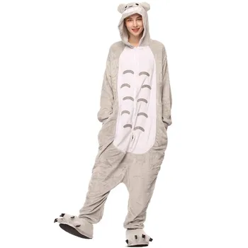 Women Cartoon Anime animal Long Sleeve Hooded Adult Pajama Flannel Unisex autumn and winter one-piece pajamas set Homewear
Women Cartoon Anime animal Long Sleeve Hooded Adult Pajama Flannel Unisex autumn and winter one-piece pajamas set Homewear