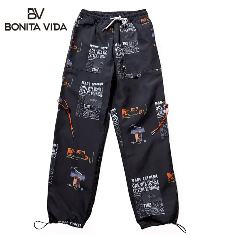 Bonita Vida Star Printed Joggers Hip Hip Pants Men 2019 Harajuku Sweatpants Streetwear Casual Track Trousers Black White
Bonita Vida Star Printed Joggers Hip Hip Pants Men 2019 Harajuku Sweatpants Streetwear Casual Track Trousers Black White
