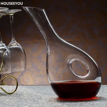 1000ml Glass Wine Decanter Lead Free Tilted Snail Shaped Wine Container Aerator Wine Dispenser Carafe Bartender Barware Tools
1000ml Glass Wine Decanter Lead Free Tilted Snail Shaped Wine Container Aerator Wine Dispenser Carafe Bartender Barware Tools