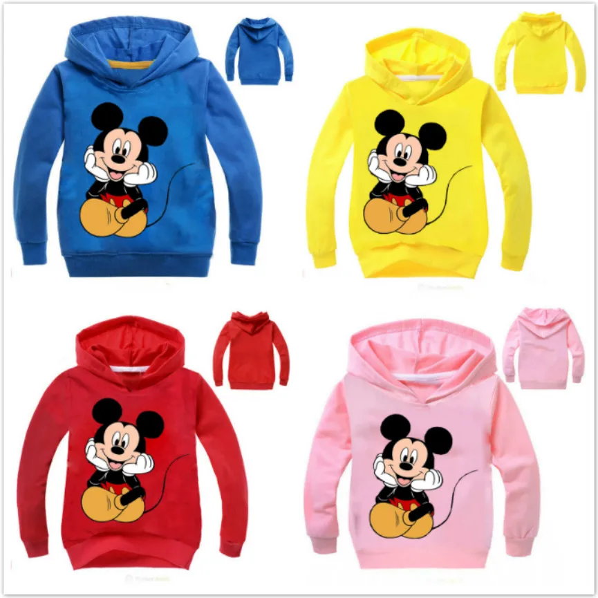 2019 Children Cartoon Mickey Print T Shirt Baby Boy Clothes Girl Long Sleeve T-Shirt Kid Hooded Tops Tee Baby Costume Sweatshirt
2019 Children Cartoon Mickey Print T Shirt Baby Boy Clothes Girl Long Sleeve T-Shirt Kid Hooded Tops Tee Baby Costume Sweatshirt