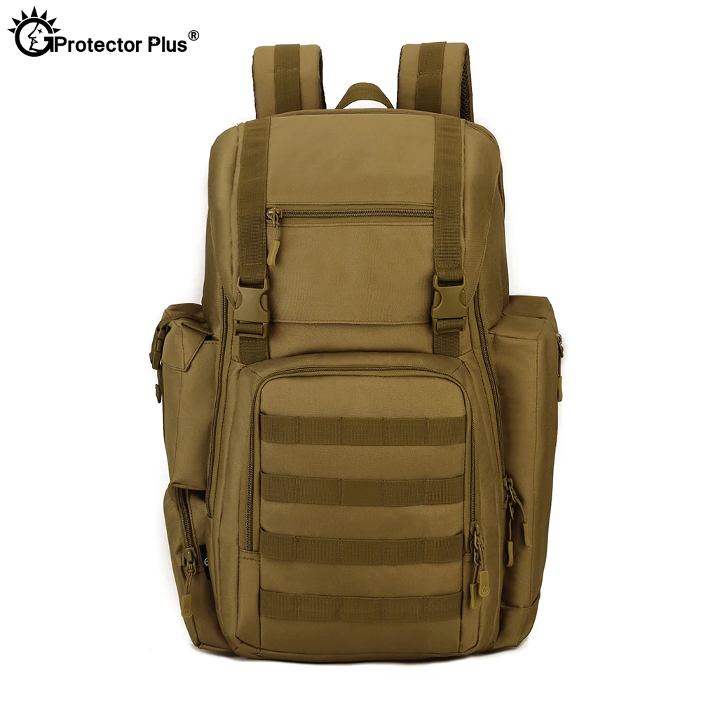 PROTECTOR PLUS Tactical Backpack Military Style Outdoor Climbing Camouflage Computer Bag With Shoe Warehouse Durable Unisex 40L
PROTECTOR PLUS Tactical Backpack Military Style Outdoor Climbing Camouflage Computer Bag With Shoe Warehouse Durable Unisex 40L