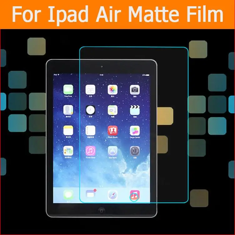Best quality Anti-Glare Matte protective Films For iPad Air 1 9.7" front Screen Protector matte films with clean cloth
Best quality Anti-Glare Matte protective Films For iPad Air 1 9.7" front Screen Protector matte films with clean cloth