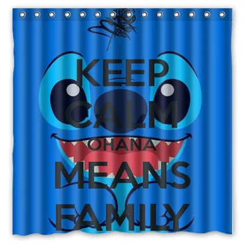 High Quality 180*180cm Lilo&Stitch Ohana Quote Modern Style Waterproof Fabric Bathroom Shower Curtain With Hooks Free Shipping
High Quality 180*180cm Lilo&Stitch Ohana Quote Modern Style Waterproof Fabric Bathroom Shower Curtain With Hooks Free Shipping