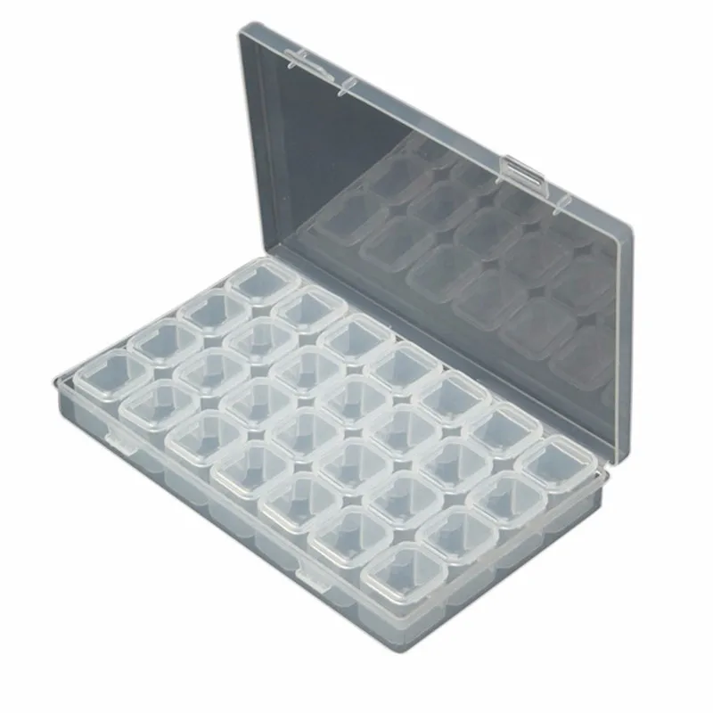 Urijk 28 Slots Nail Art Storage Box Plastic Holder For jewelry Rings Rhinestone Diamond Painting Organizer Transparent Display
Urijk 28 Slots Nail Art Storage Box Plastic Holder For jewelry Rings Rhinestone Diamond Painting Organizer Transparent Display