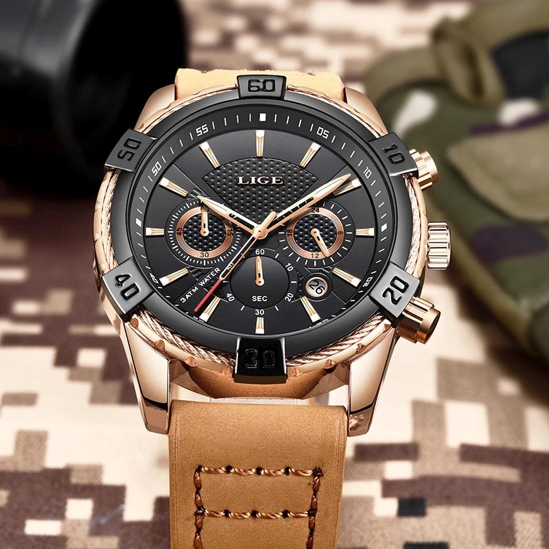 Men's Watches Military Sports Luxury Watch LIGE New Men Quartz Stainless Steel Clock Fashion Chronograph Clock Relogio Masculino
Men's Watches Military Sports Luxury Watch LIGE New Men Quartz Stainless Steel Clock Fashion Chronograph Clock Relogio Masculino
