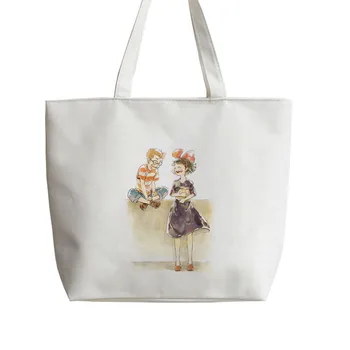 Kiki's Delivery Service Miyazaki Hayao Cartoon Japanese Anime Canvas Tote bag Cartoon AN326 AN327
Kiki's Delivery Service Miyazaki Hayao Cartoon Japanese Anime Canvas Tote bag Cartoon AN326 AN327