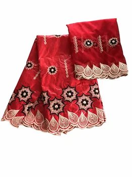 Beautiful red African embroidery bazin lace fabric matching 2Y tulle net lace fabric for lady dress IKBN43
Beautiful red African embroidery bazin lace fabric matching 2Y tulle net lace fabric for lady dress IKBN43