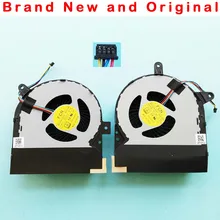 Novo original cpu gpu ventilador de refrigeração para asus rog g752 g752v g752vy g752vt ventilador refrigerador dfs200405bi0t fhcv dfs201005bi0t fhcw dc 5 v(China)
