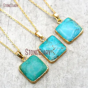 Howlite Chains Necklaces Gold Electroplated Square Chains Necklaces For Sale 18-32inch NM14966
Howlite Chains Necklaces Gold Electroplated Square Chains Necklaces For Sale 18-32inch NM14966