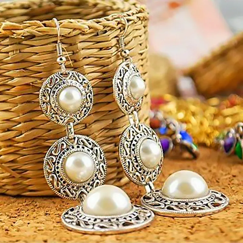 LNRRABC Fashion 1 Pair Elegant Women Lady Ethnic Style 3 Circle Tassel White Simulated Pearl Dangle Earrings
LNRRABC Fashion 1 Pair Elegant Women Lady Ethnic Style 3 Circle Tassel White Simulated Pearl Dangle Earrings
