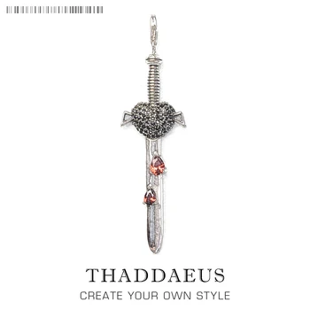 Pendant Heart Sword With Blood,2018 925 Sterling Silver Trendy Jewelry Europe Bijoux Necklace Accessories Gift For Men Woman
Pendant Heart Sword With Blood,2018 925 Sterling Silver Trendy Jewelry Europe Bijoux Necklace Accessories Gift For Men Woman
