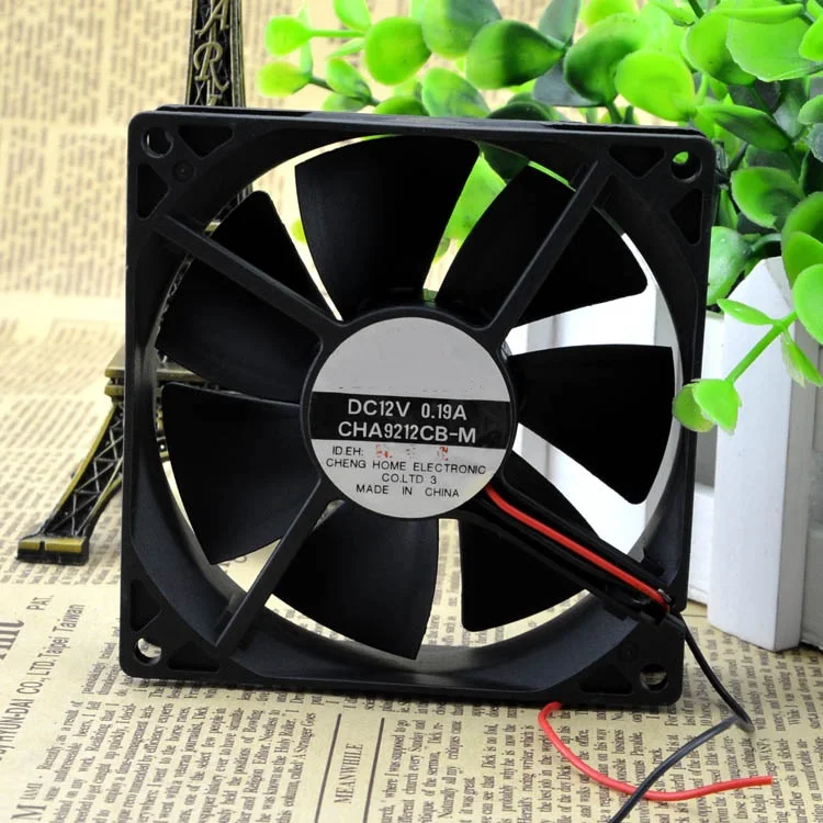 Brand new original 9225 DC12V 0.19A CHA9212CB-M 9CM ultra-quiet double ball cooling fan
Brand new original 9225 DC12V 0.19A CHA9212CB-M 9CM ultra-quiet double ball cooling fan