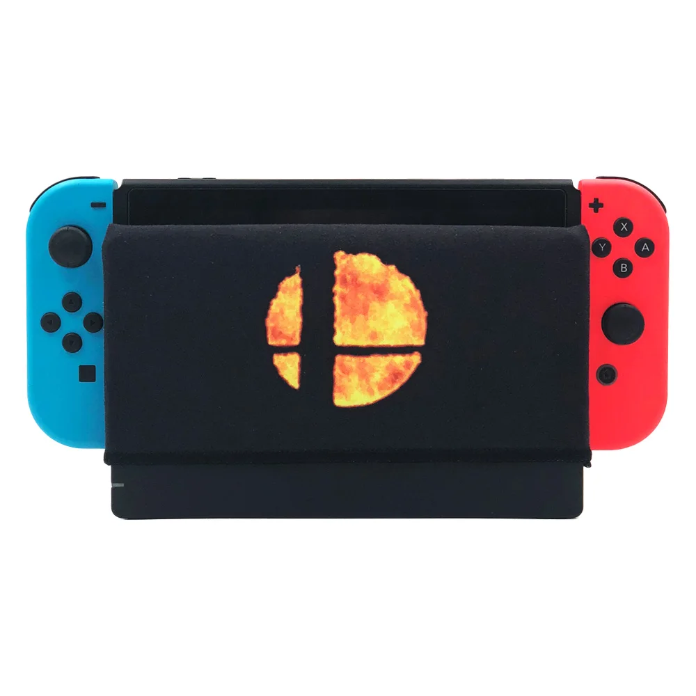 Nintendo Switch Dock Cover Super Smash Bros Dock Sleeve Sock Decal Protection Accessories_2