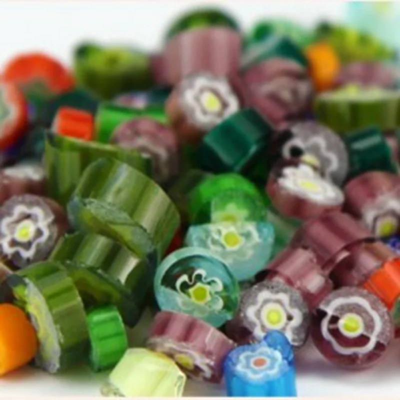 5bags/lot Mix Beautiful Millefiori Glass Lampwork Beads COE90 Fit Microwave Kiln Accessories Fusing Glass Anti High Temperature
5bags/lot Mix Beautiful Millefiori Glass Lampwork Beads COE90 Fit Microwave Kiln Accessories Fusing Glass Anti High Temperature