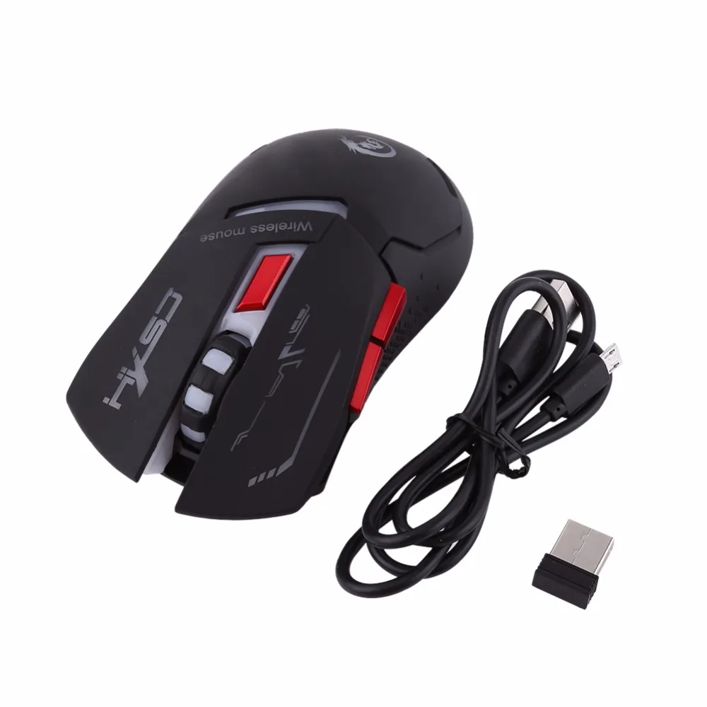 HXSJ X30 Wireless Game Gaming Mouse 2400DPI USB Rechargeable Optical Lights Game Mice For Pro Gamer
HXSJ X30 Wireless Game Gaming Mouse 2400DPI USB Rechargeable Optical Lights Game Mice For Pro Gamer