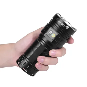 ISHOWTIENDA SupwildFire 7 x XM-L T6 LED Power Digital Display Hunting Flashlight with Rechargeable Battery for camping #G30
ISHOWTIENDA SupwildFire 7 x XM-L T6 LED Power Digital Display Hunting Flashlight with Rechargeable Battery for camping #G30
