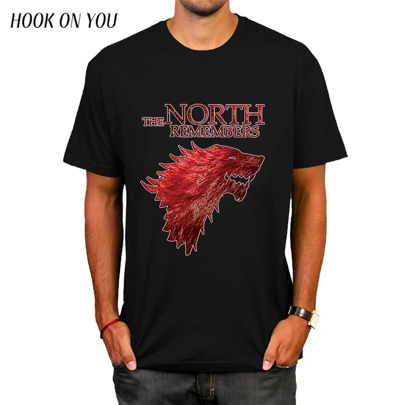 NORTH REMEMBERS Game of thrones print men t shirt casual 100% cotton winter is coming mens t shirts cool men T-shirt hodor HFC
NORTH REMEMBERS Game of thrones print men t shirt casual 100% cotton winter is coming mens t shirts cool men T-shirt hodor HFC