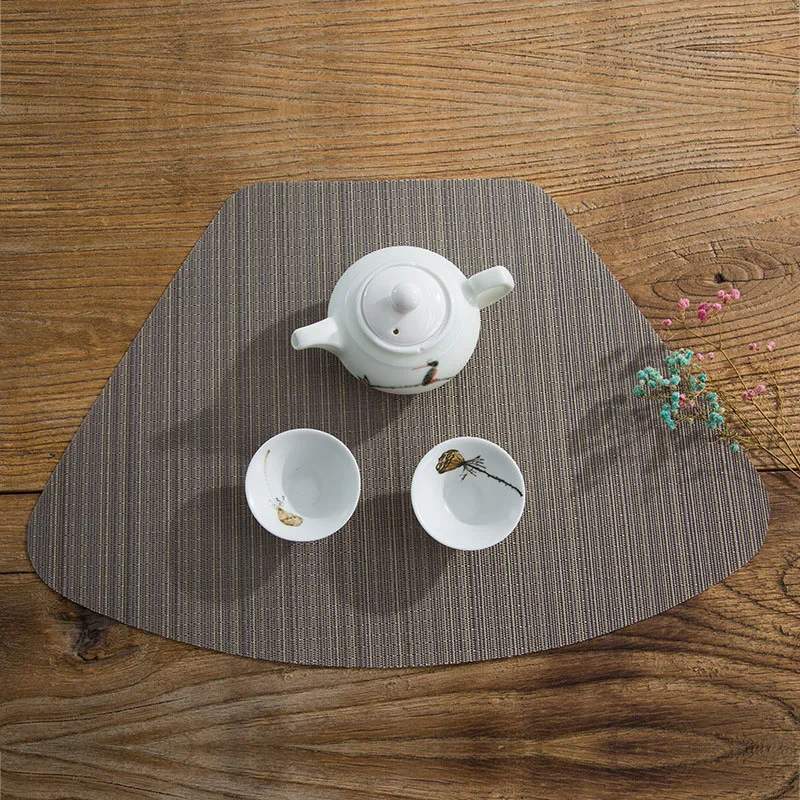 Table Mat Water-proof Dish Coaster Kitchen Accessories Fashion PVC Placemat Non-Slip Plastic Dining Place Mats Plate Solid Color
Table Mat Water-proof Dish Coaster Kitchen Accessories Fashion PVC Placemat Non-Slip Plastic Dining Place Mats Plate Solid Color