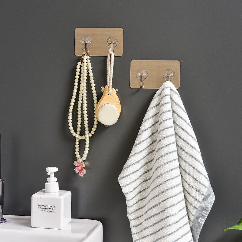 Double Row Wall Hooks For Hanging Self Adhesive Hooks Kitchen Bathroom Hangers Bag Key Wall Hooks Hangers Seamless
Double Row Wall Hooks For Hanging Self Adhesive Hooks Kitchen Bathroom Hangers Bag Key Wall Hooks Hangers Seamless
