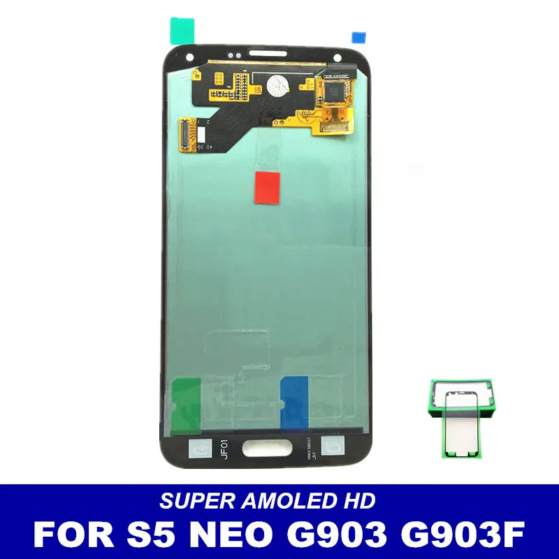 

100% Tested Super AMOLED LCDs Replacement For Samsung GALAXY S5 Neo G903 G903F LCD Display With Touch Screen Digitizer Assembly