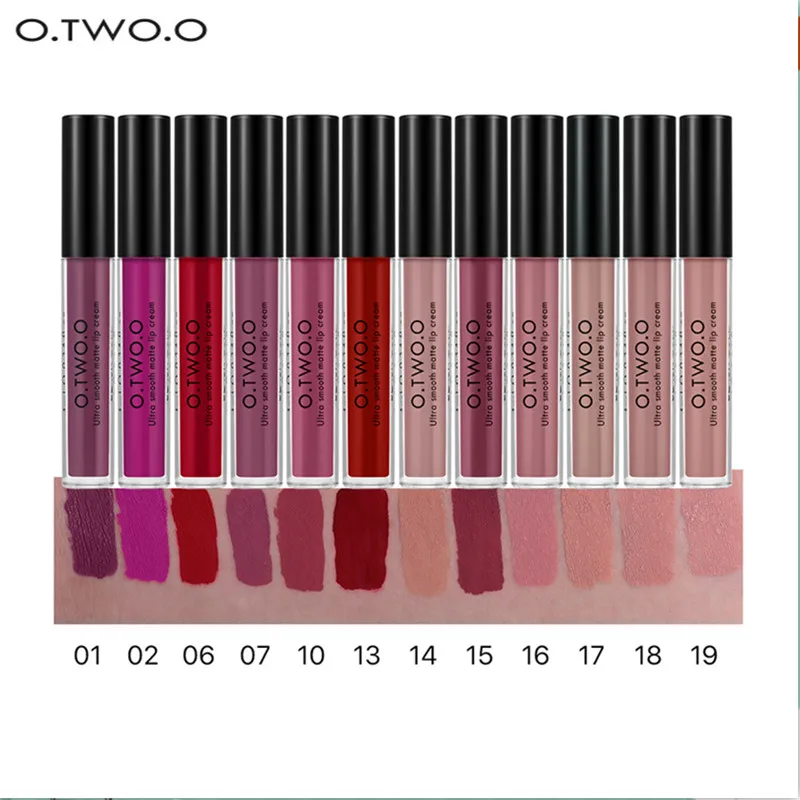 O.TWO.O 12pcs/Kit Matte Liquid Lipgloss Long Lasting Waterproof Soft Texture Nude Lip Gloss Matte Liquid Lipstick Make Up Set
O.TWO.O 12pcs/Kit Matte Liquid Lipgloss Long Lasting Waterproof Soft Texture Nude Lip Gloss Matte Liquid Lipstick Make Up Set